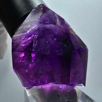 Seltene Skelett Phantom Amethyst Spitze Goboboseb, Namibia 46*36*29mm