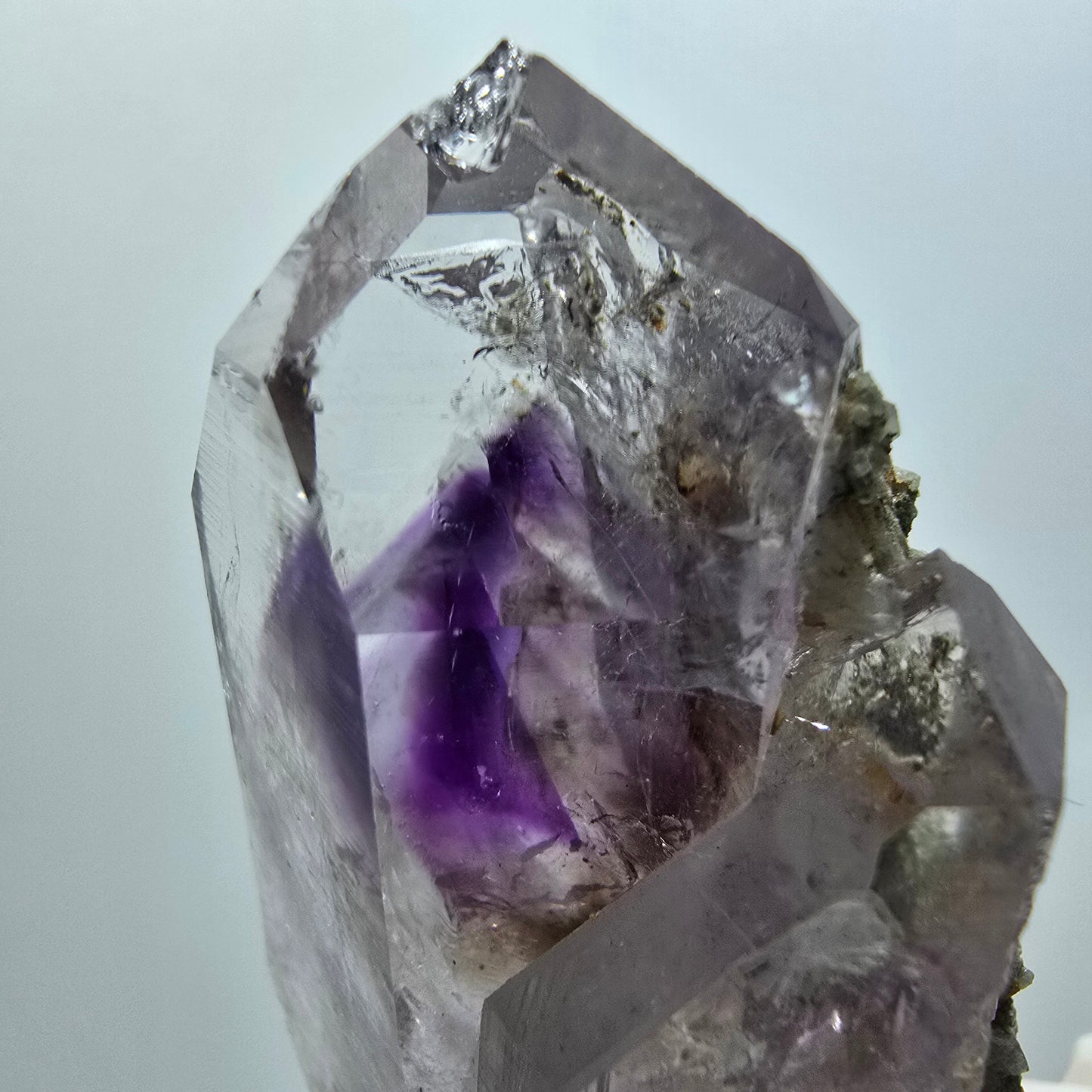 Lemurian Phantom Amethyst, Prehnit Streep Mine, Goboboseb, Namibia 62*37*23mm