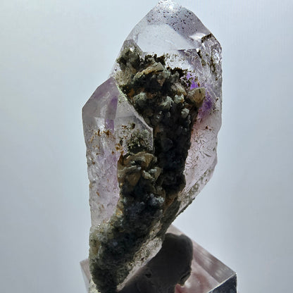 Lemurian Phantom Amethyst, Prehnit Streep Mine, Goboboseb, Namibia 62*37*23mm