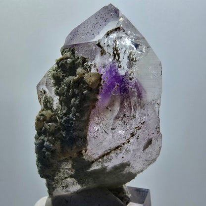 Lemurian Phantom Amethyst, Prehnit Streep Mine, Goboboseb, Namibia 62*37*23mm