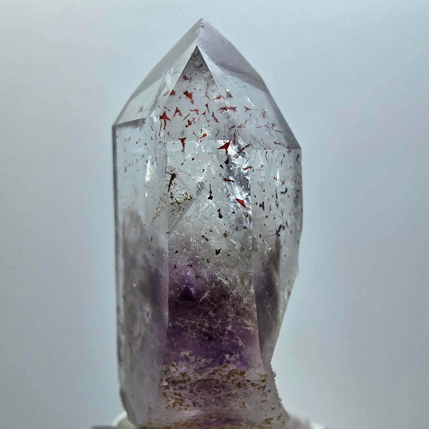 Enhydro Harlekin Phantom Amethyst Zepter Streep Mine, Goboboseb, Namibia 63*29*18mm