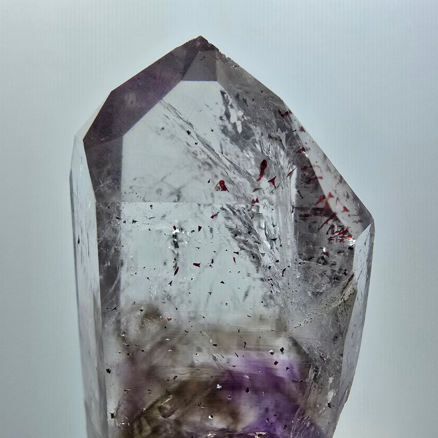 Enhydro Harlekin Phantom Amethyst Zepter Streep Mine, Goboboseb, Namibia 63*29*18mm