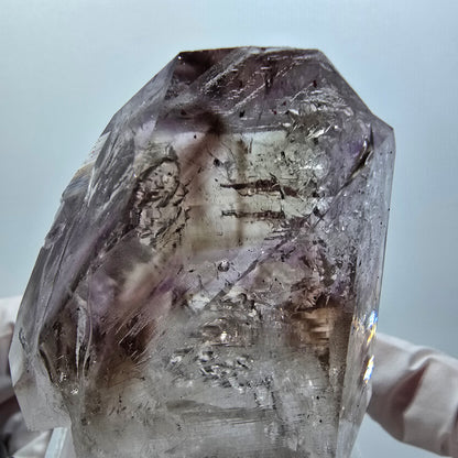 Enhydro Phantom Amethyst Skelett Zepter, 3x Blase Streep Mine, Gobo., Namibia 62*48*24mm