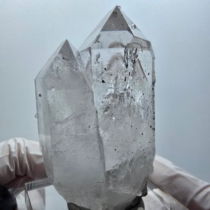 Enhydro Phantom Rauchquarz, Analcim, große Blase Streep Mine Gobo. Namibia 70*41*30mm