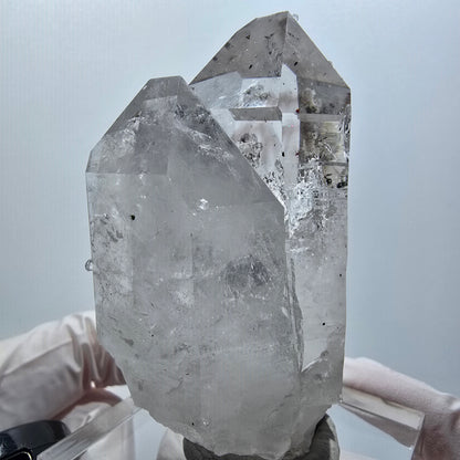 Enhydro Phantom Rauchquarz, Analcim, große Blase Streep Mine Gobo. Namibia 70*41*30mm