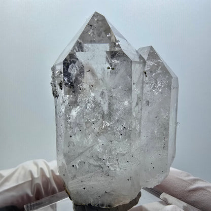 Enhydro Phantom Rauchquarz, Analcim, große Blase Streep Mine Gobo. Namibia 70*41*30mm