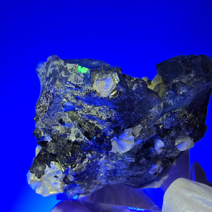 Phantom Fluorit, Schörl Turmalin, Muskovit Stufe Erongo, Namibia 43*37*20mm