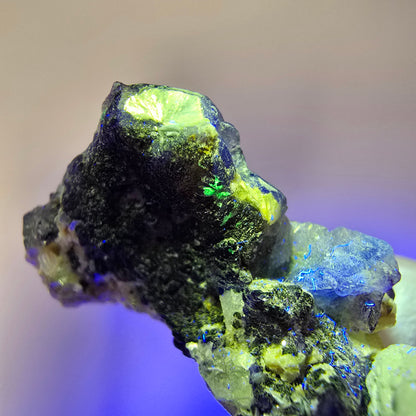 Phantom fluorite, zonal, hyalite, muscovite stage Erongo, Namibia 31*22*25mm 