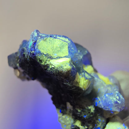 Phantom fluorite, zonal, hyalite, muscovite stage Erongo, Namibia 31*22*25mm 