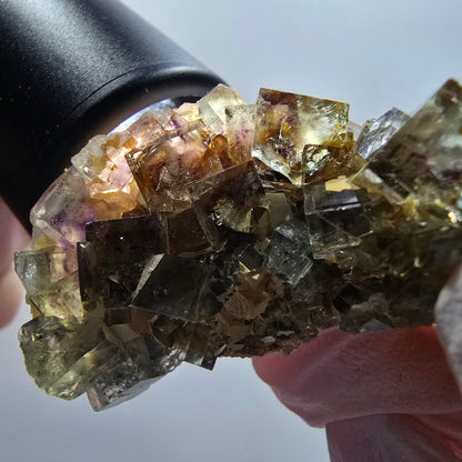 Seltene Phantom Fluorit Würfel, grün lila Erongo, Namibia 55*26*26mm