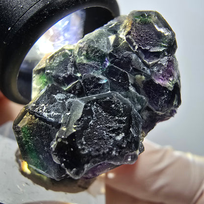 Phantom Fluorit Würfel, hexagonal Stufe Erongo, Namibia 38*32*22mm