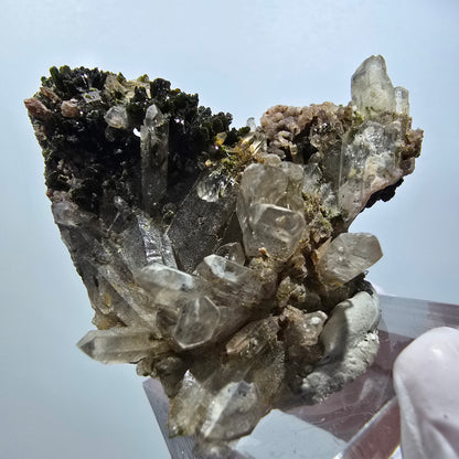 Seltene Rauchquarz, Epidot Stufe Erongo, Namibia 49*45*15mm