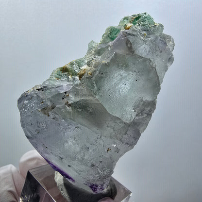 Phantom Fluorit, Schörl Turmalin, Hyalit Stufe Erongo, Namibia 62*40*32mm