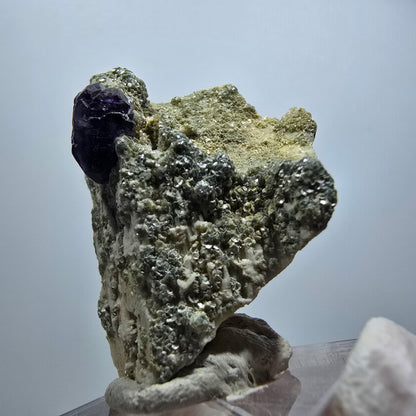 Phantom Fluorite Cube, Muscovite, Orthoclase Specimen Erongo, Namibia 40*32*20mm #11815 
