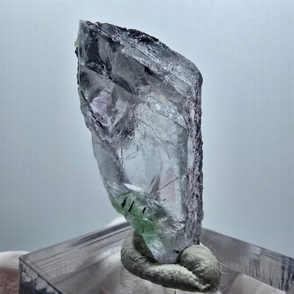 Clear Phantom Fluorite, Schorl Tourmaline Specimen Erongo, Namibia 32*18*15mm #11818 