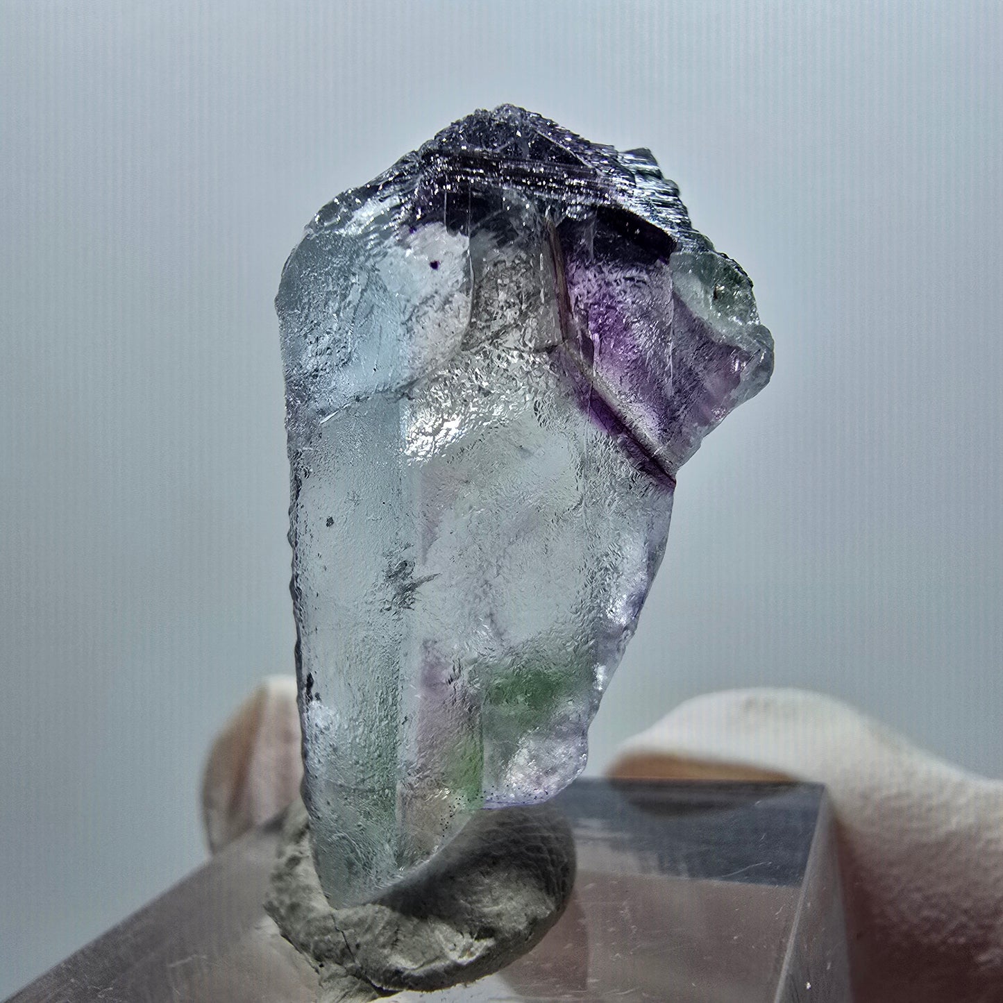 Clear Phantom Fluorite, Schorl Tourmaline Specimen Erongo, Namibia 32*18*15mm #11818 