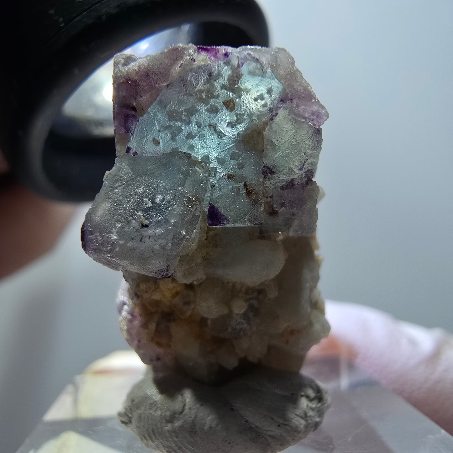 Rare Phantom Fluorite Cube, Quartz Specimen Brandberg, Namibia 26*23*14mm #11863 