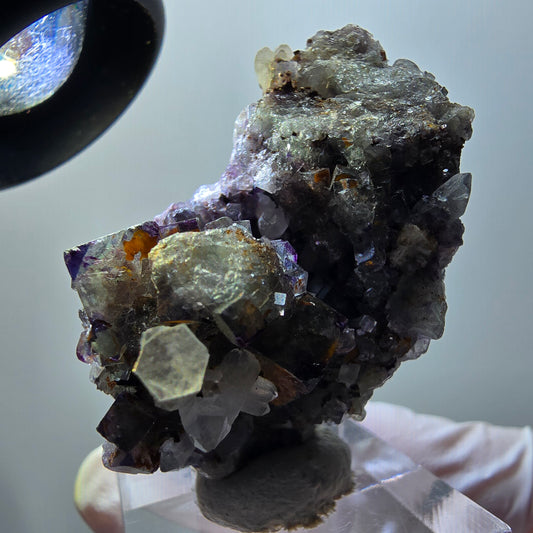 Rare Phantom Fluorite Cube, Quartz Specimen Okorusu, Namibia 45*29*24mm #11900 