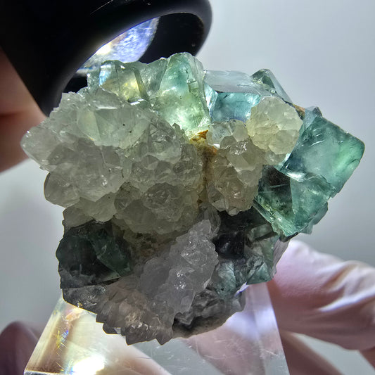 Rare Phantom Fluorite Cube, Quartz Specimen Okorusu, Namibia 37*33*26mm #11901 