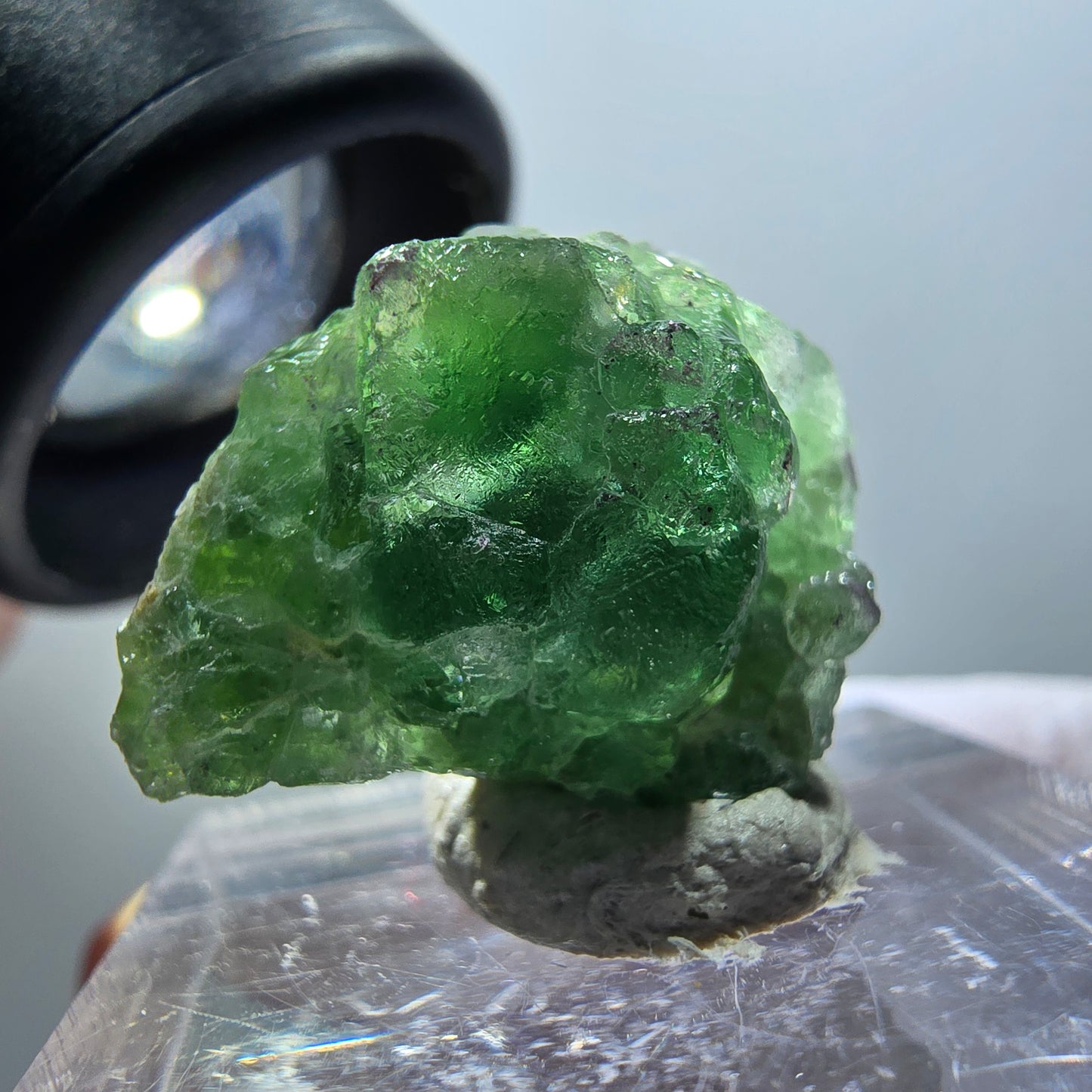 Fluorite fantôme, Tourmaline Schörl, Stade muscovite Erongo, Namibie 23*18*10mm #11925 