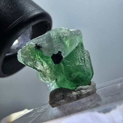 Phantom Fluorite, Schorl Tourmaline, Smoky Quartz Specimen Erongo, Namibia 26*18*17mm #11932 