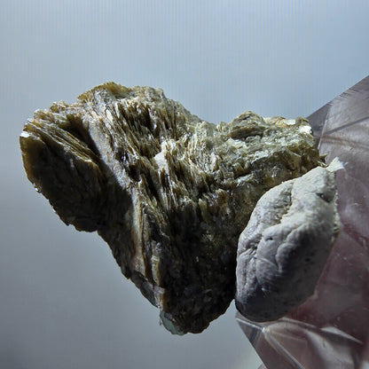 Cube de fluorite fantôme, muscovite, spécimen d'orthose d'Erongo, Namibie 33*28*14mm #11959 