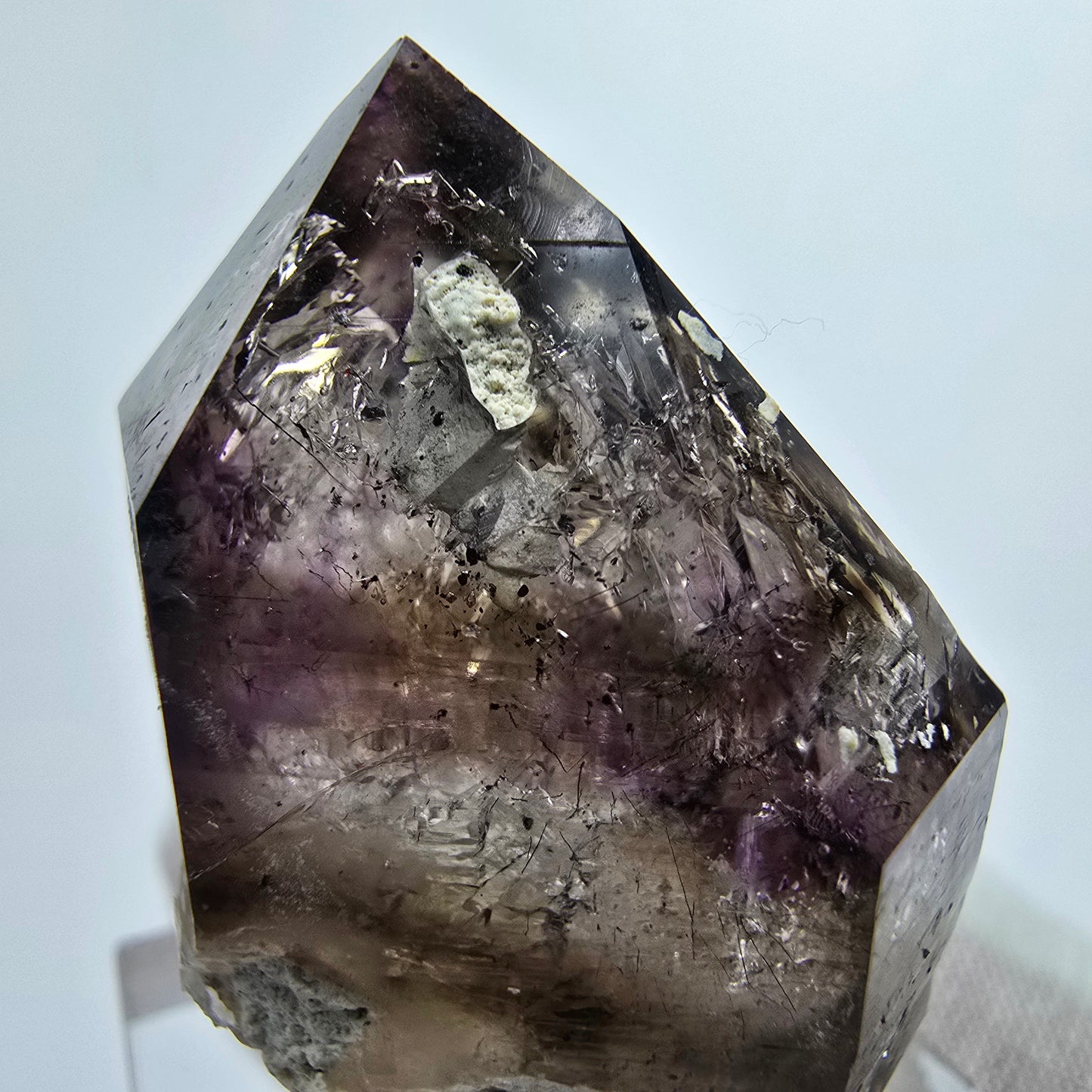 Phantom Amethyst Zepter Kristall Goboboseb Namibia 37*31*23mm Mineraliensammlung