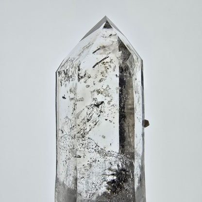 Enhydro Skeleton Smoky Quartz DT Scepter, 1x Bubble Valentine Pocket, Namibia 60*20*15mm 