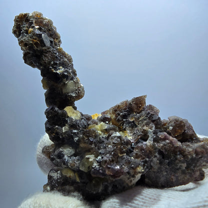 Formation rare de fluorite fantôme, étage muscovite d'Erongo, Namibie, 79 x 60 x 31 mm 