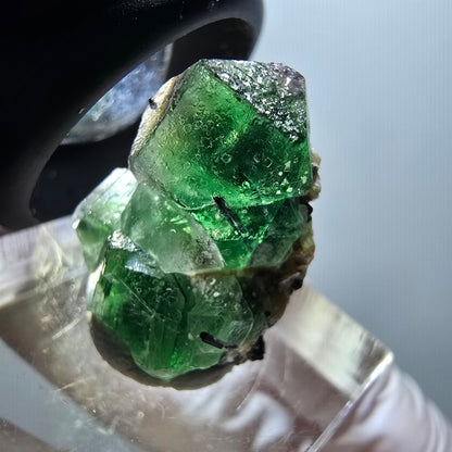 Phantom Fluorite, Schörl Tourmaline, Muscovite Stage Erongo, Namibia 22*18*10mm #12048 