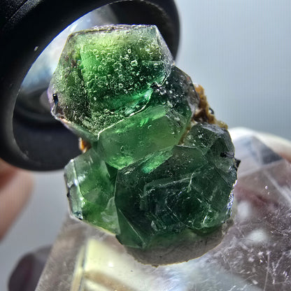 Phantom Fluorite, Schörl Tourmaline, Muscovite Stage Erongo, Namibia 22*18*10mm #12048 