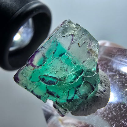 Rare Phantom Fluorite Cube Formation Erongo, Namibia 23*20*11mm #12056 