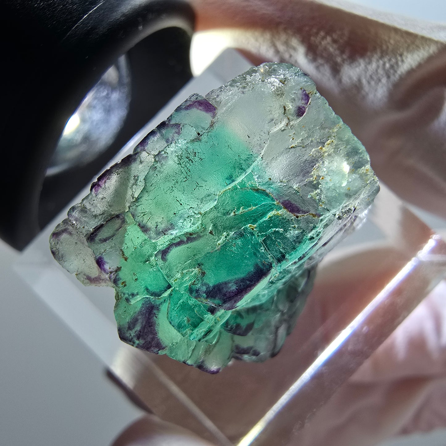 Rare Phantom Fluorite Cube Formation Erongo, Namibia 23*20*11mm #12056 