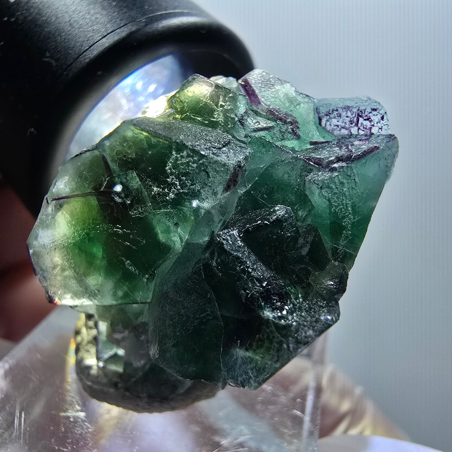 Fluorite fantôme, Tourmaline Schörl, Stade muscovite Erongo, Namibie 31*24*23mm #12061 