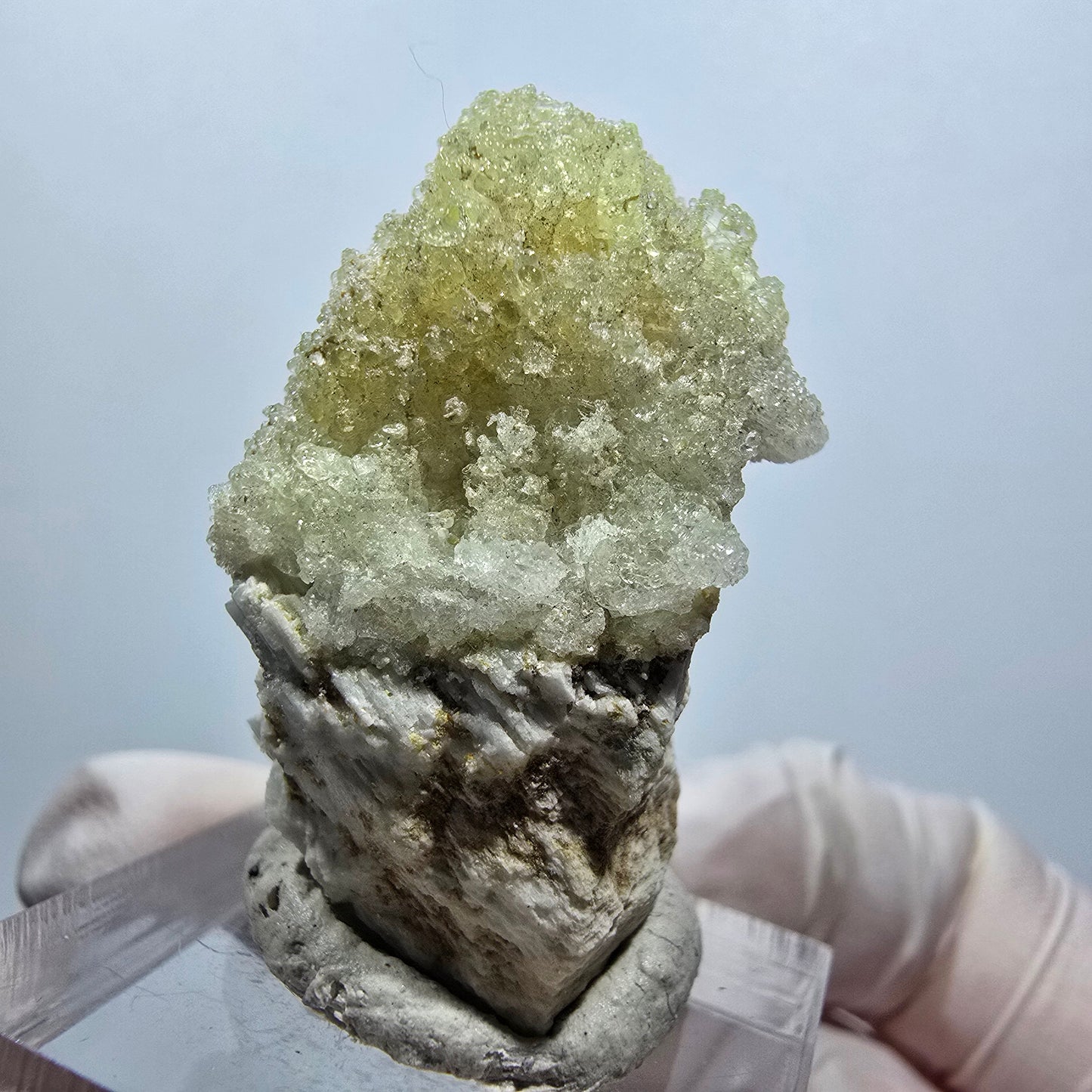 Opale hyalite rare, spécimen d'orthose Erongo, Namibie 37*25*22mm #12079 