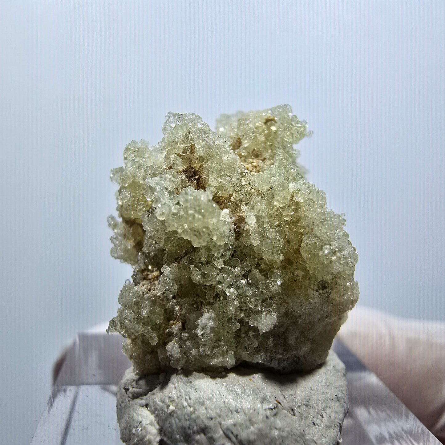 Opale hyalite rare, spécimen d'orthose Erongo, Namibie 24*24*19mm #12081 