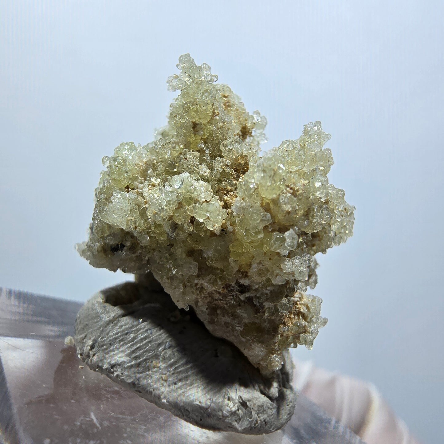 Opale hyalite rare, spécimen d'orthose Erongo, Namibie 24*24*19mm #12081 