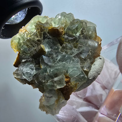 Seltene Phantom Fluorit, Muskovit Formation Erongo, Namibia 49*47*20mm #12115