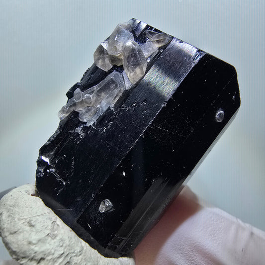 Seltene Schörl Turmalin, Rauchquarz Stufe Erongo, Namibia 47*28*27mm #12127