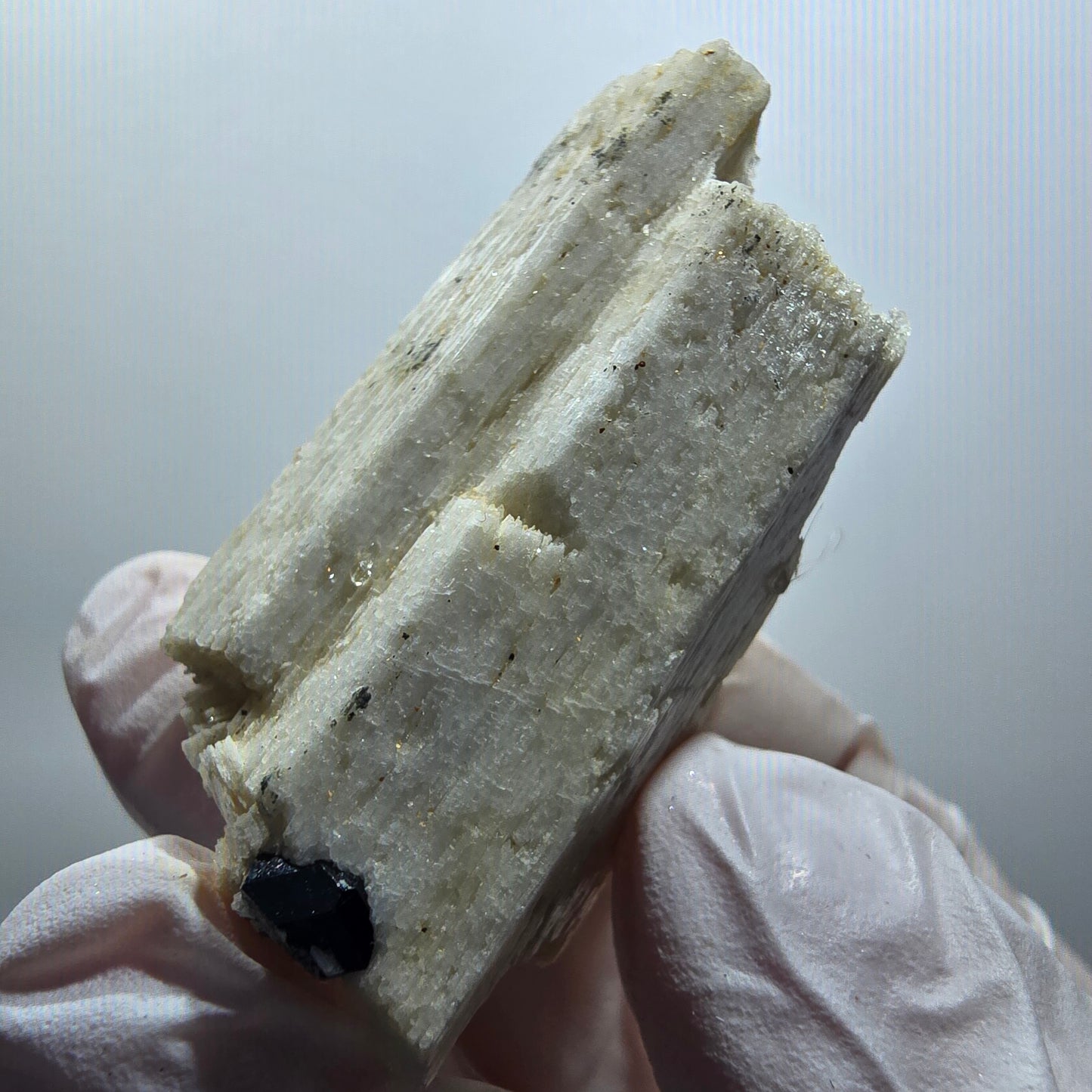 Rare Schorl Tourmaline, Orthoclase, Hyalite Opal Specimen Erongo, Namibia 46*35*25mm #12131