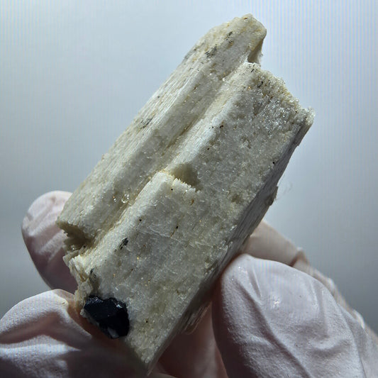 Seltene Schörl Turmalin, Orthoklas, Hyalit Opal Stufe Erongo, Namibia 46*35*25mm #12131