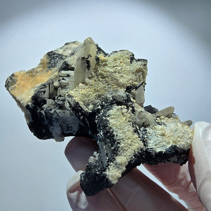 Rare Schorl Tourmaline, Smoky Quartz Specimen Erongo, Namibia 77*53*37mm #12171 