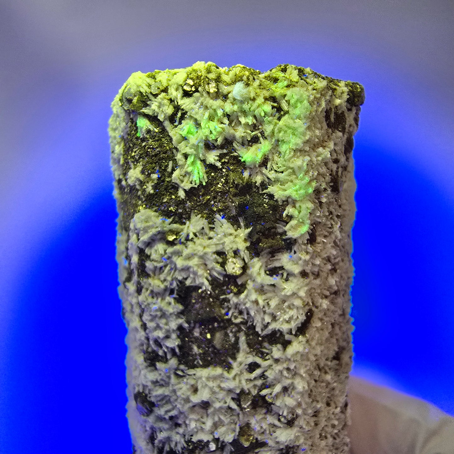 Schörl tourmaline, hyalite opal, muscovite, orthoclase Erongo, Namibia 83*32*29mm #12174 