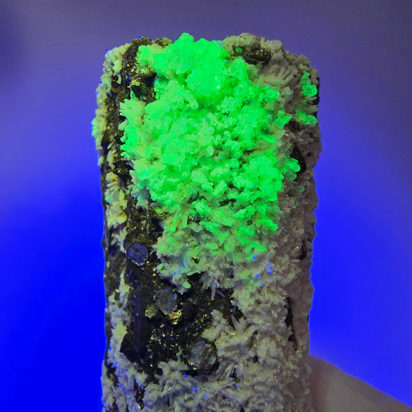 Tourmaline Schörl, opale hyalite, muscovite, orthose Erongo, Namibie 75*31*24mm #12175 
