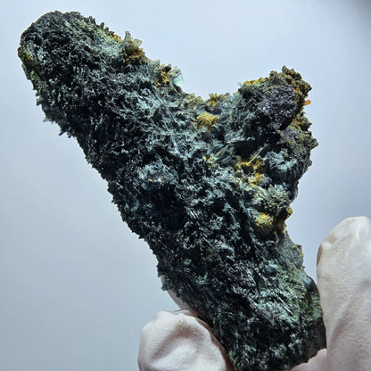 Rare fluorite, schorl tourmaline specimen, green-blue, Erongo, Namibia, 75*37*37mm #12181 