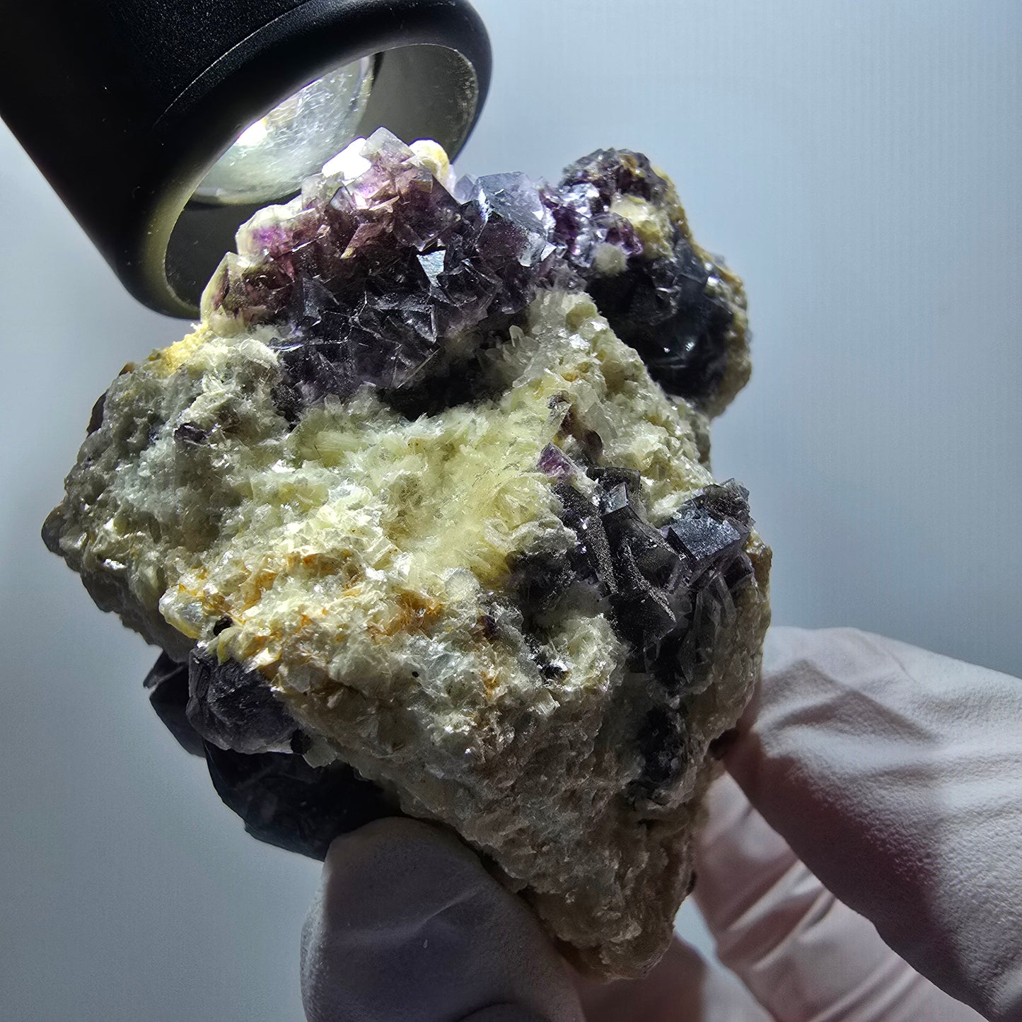 Colorful Phantom Fluorite, Schorl Tourmaline, Muscovite Specimen Erongo, Namibia 67*57*50mm #12196 
