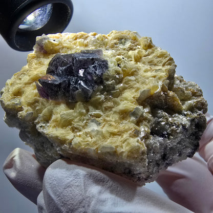 Colorful Phantom Fluorite, Schorl Tourmaline, Muscovite Specimen Erongo, Namibia 67*57*50mm #12196 