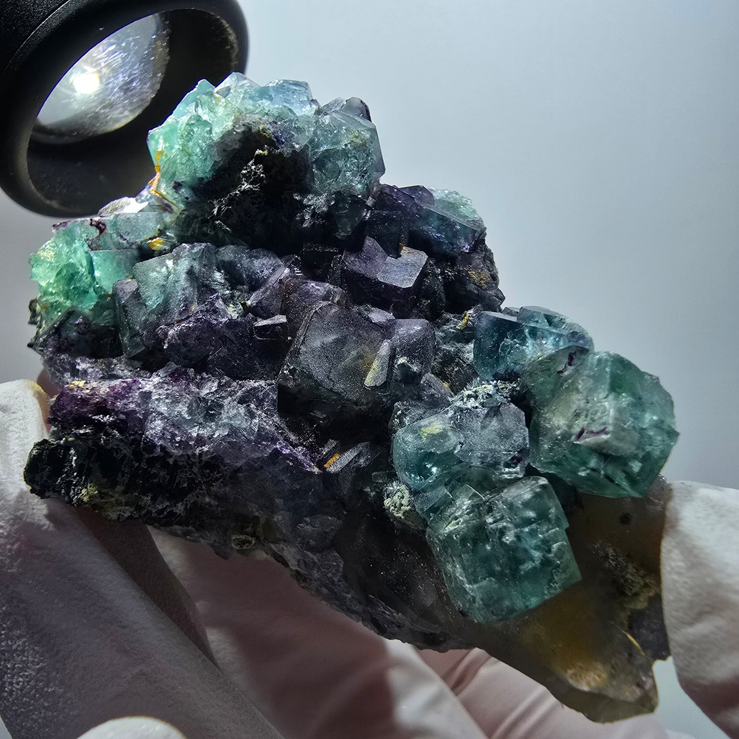 Rare fluorite, schorl tourmaline, orthoclase, smoky quartz specimen from Erongo, Namibia 75*43*50mm #12197 
