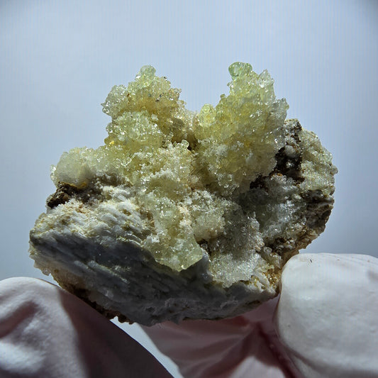 Seltene Hyalit Opal, Orthoklas, Muskovit Stufe Erongo, Namibia 40*32*30mm #12225