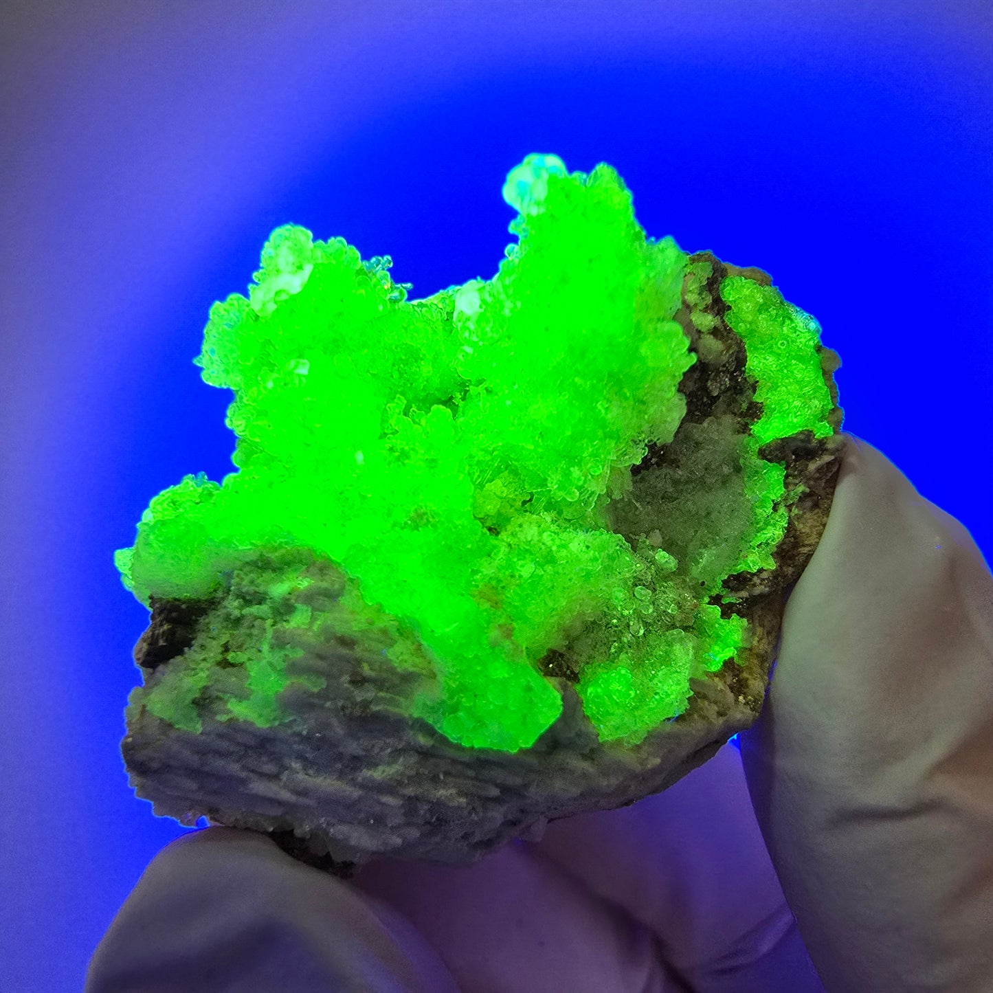 Seltene Hyalit Opal, Orthoklas, Muskovit Stufe Erongo, Namibia 40*32*30mm #12225